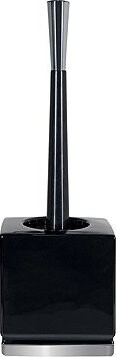 MSV – SPIRELLA WC kefa ROMA, čiernou keramickou nádobou, strieborný podstavec