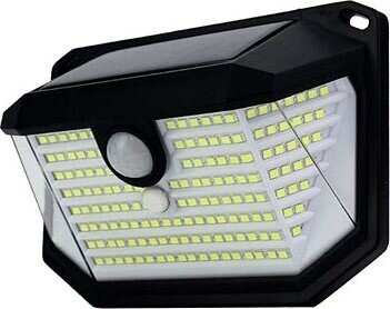 Entac Vonkajšie solárne svetlo LED so snímačom pohybu 1 W 148 lm, studená farba svetla