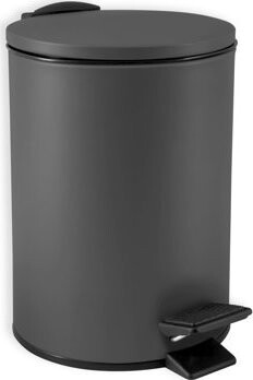 Spirella pedálový odpadkový kôš Adelar, matný sivý, oceľ, 3 l