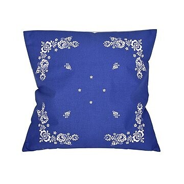 Forbyt Folk bavlna 38 × 38 cm, modrá