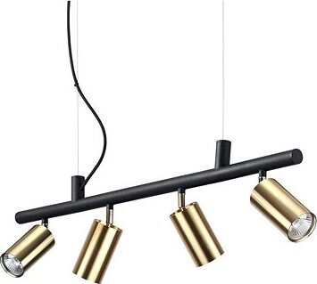 Ideal Lux Dynamite SP4 závesné bodové svietidlo 4× GU10 LED 5 W 76 cm saténová mosadz