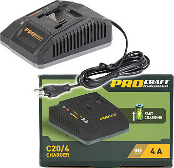 PROCRAFT Industrial nabíječka pro 20V Li-ion baterie ?20/4