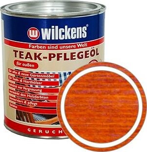 Wilckens Olej na starostlivosť o tíkové drevo Teak – Pflegeöl, WI.16700200060