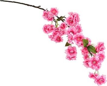 DOMMIO Jarná kvitnúca vetvička ružová 90 cm