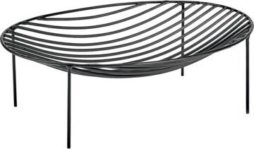 SERAX Metal Sculptures Košík na nožičkách 35 × 25 cm, čierny