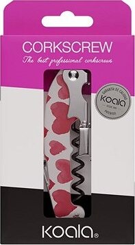 KOALA Vývrtka na víno srdiečka