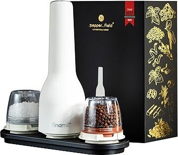 FinaMill by Pepperfield Elektrický mlynček USB biely, darčeková sada