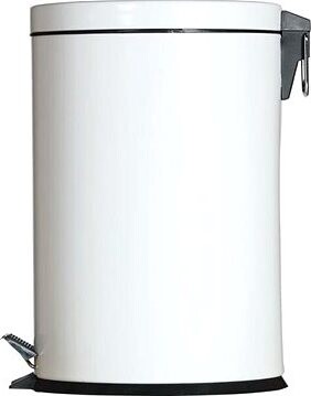 Gastro Kovový pedálový odpadkový kôš 20 l, biely