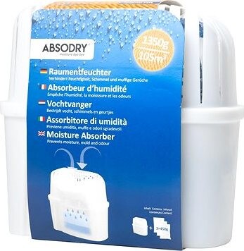 Everbrand Sweden Absodry Maxi, pohlcovač vlhkosti pre miestnosť do 105 m3, 1350 g