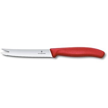 Victorinox Nôž na syr, údeniny & zeleninu Swiss Classic 11 cm červený