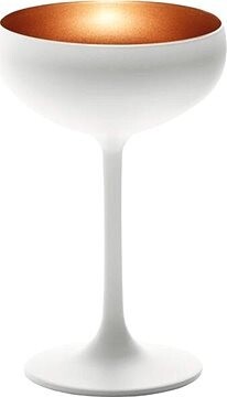 Stölzle Elements Pohár na sekt 230 ml, biely/bronzový