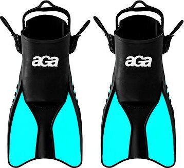 Aga Ploutve 32-37 černé/tyrkysové