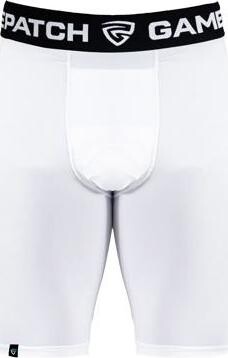 Gamepatch Compression Shorts white, XL