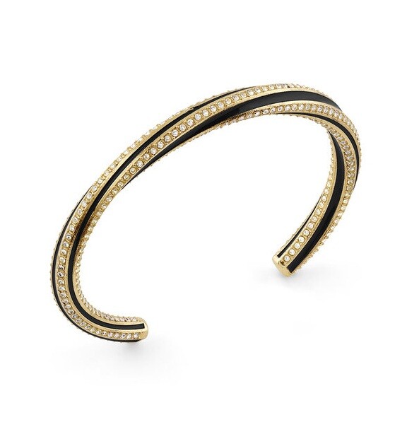 Guess Luxusný pevný náramok s kryštálmi Le Mirage JUBB05381JWYGBK 5,5 cm