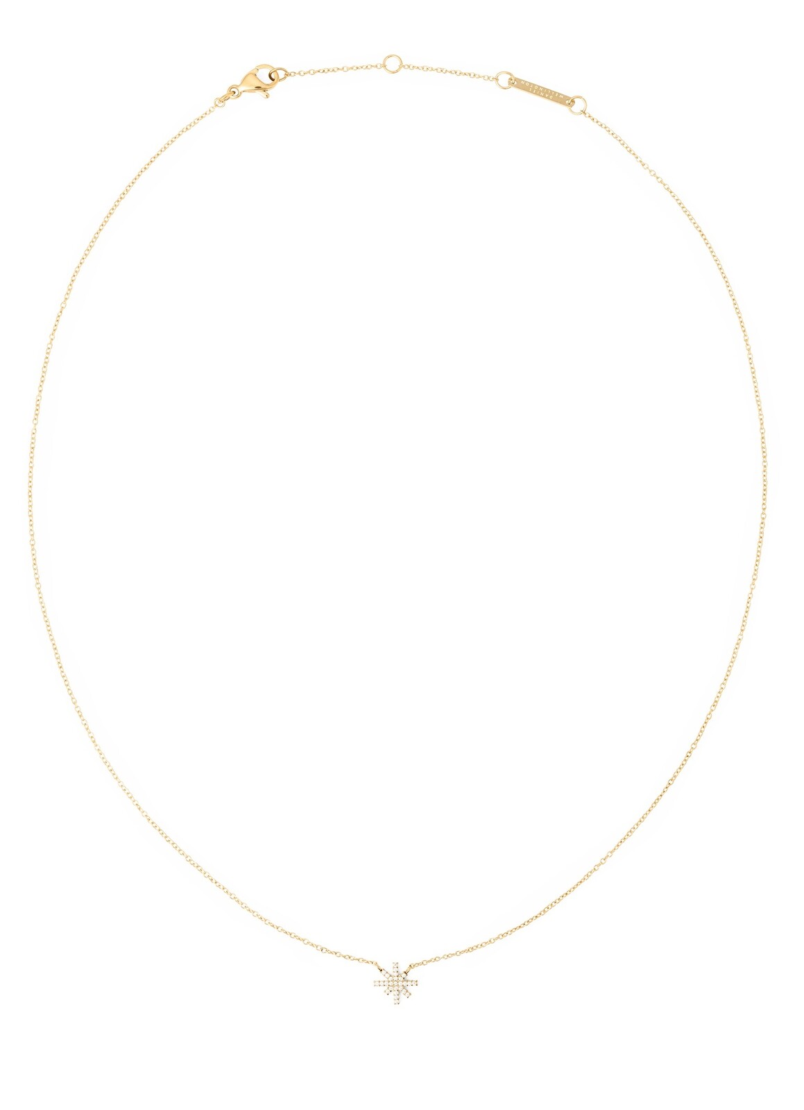 Daniel Wellington Slušivý pozlátený náhrdelník Hviezda Mirella DW00401635