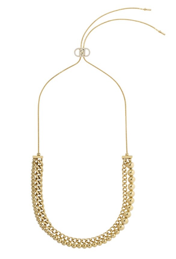 Liu Jo Pozlátený nastaviteľný náhrdelník z ocele LJ3049