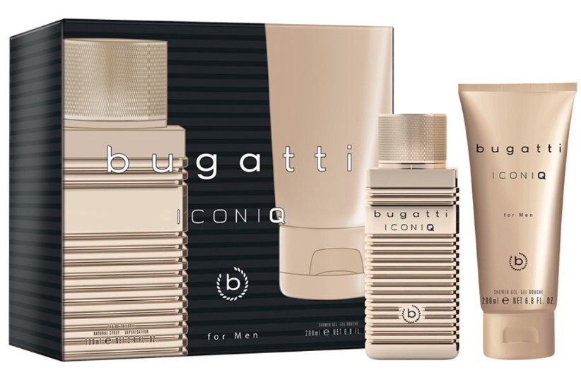Bugatti Iconiq Gold - EDT 100 ml + sprchový gel 200 ml