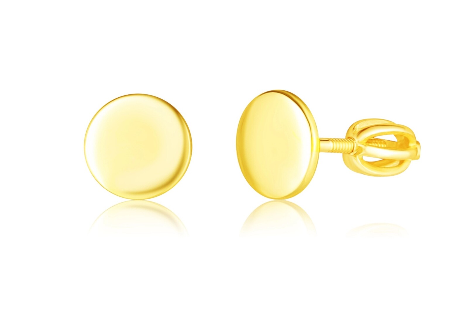 JVD Minimalistické kôstky z pozláteného striebra SVLE3200XH2GOSR