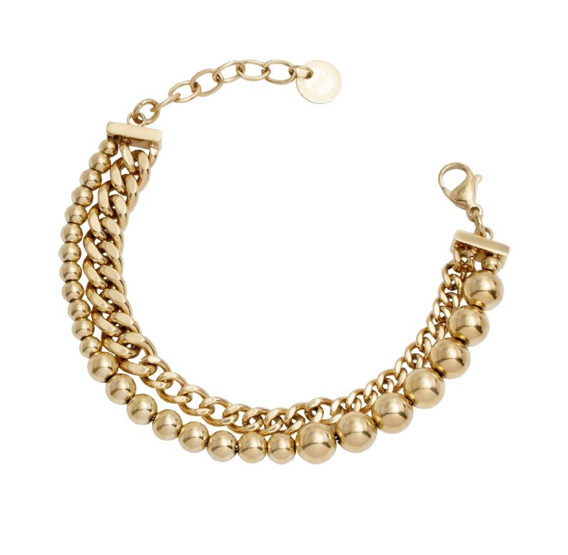 Liu Jo Štýlový dvojitý náramok pre ženy LJ3050