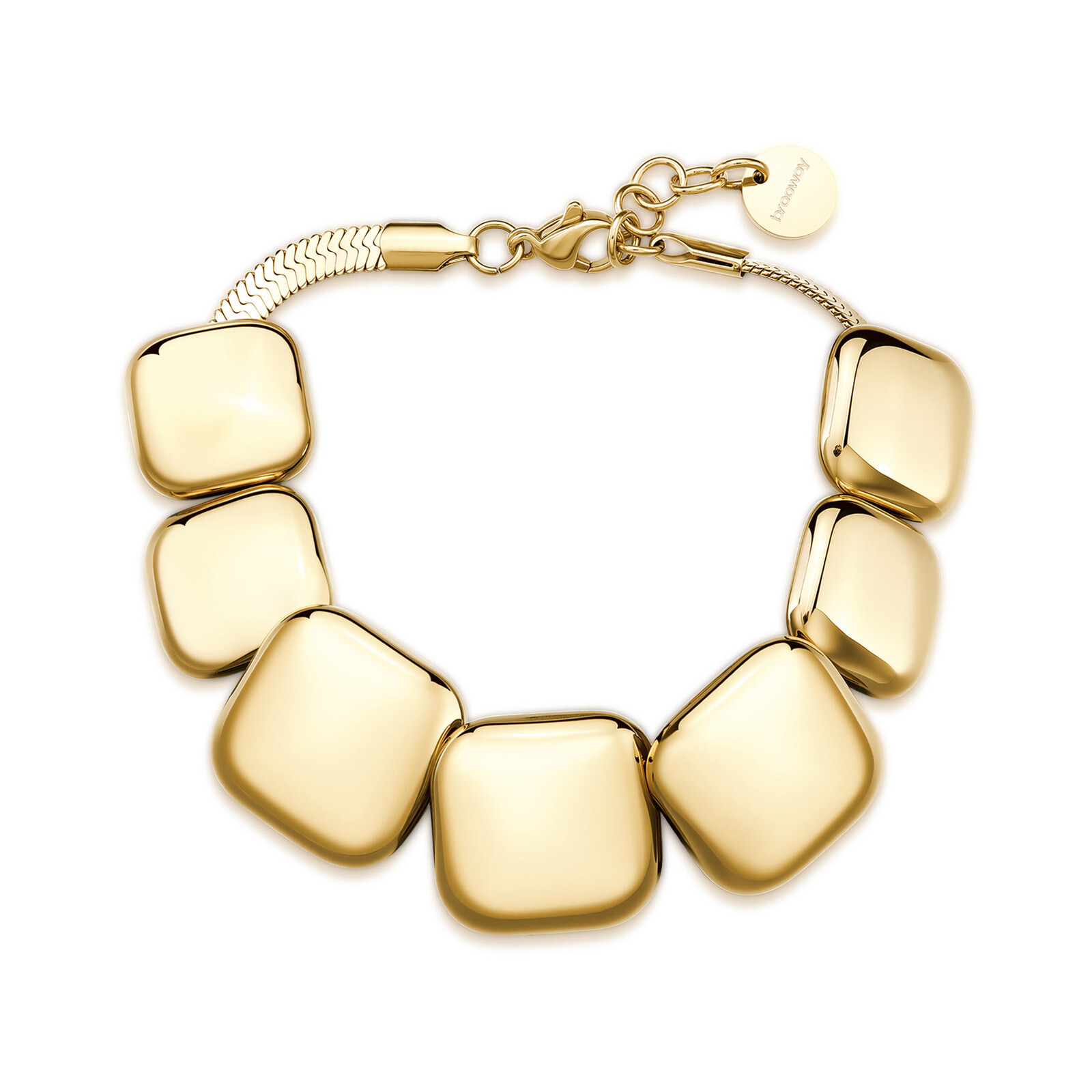 Brosway Dizajnový dámsky náramok z pozlátenej ocele Muse BUE12