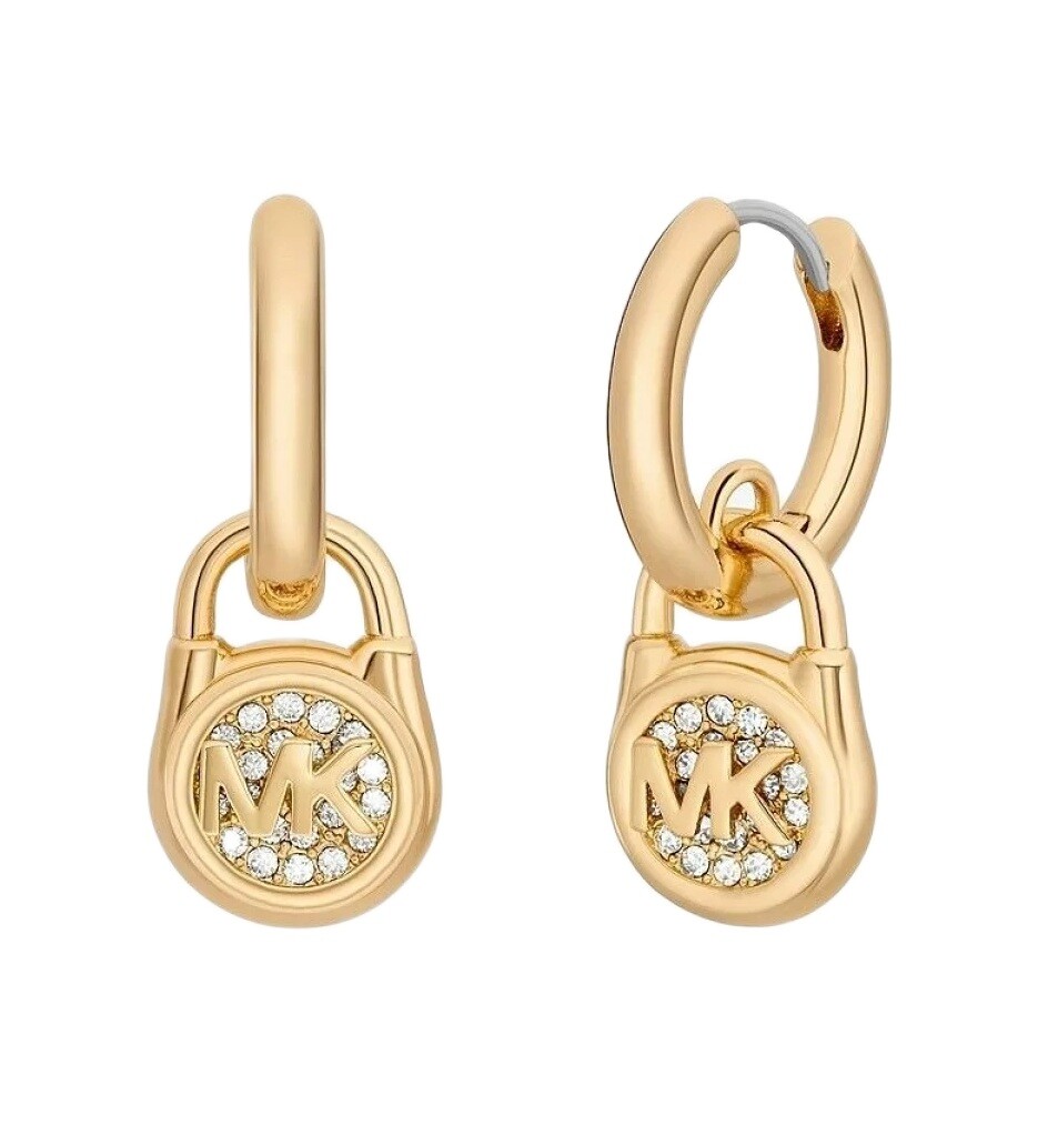 Michael Kors Štýlové pozlátené kruhy Hamilton MKJ8206710