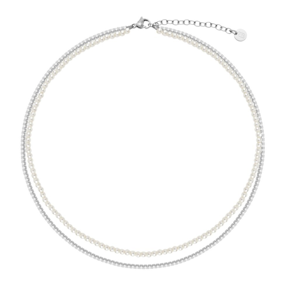 Liu Jo Elegantný dvojitý perlový náhrdelník pre ženy LJ3024