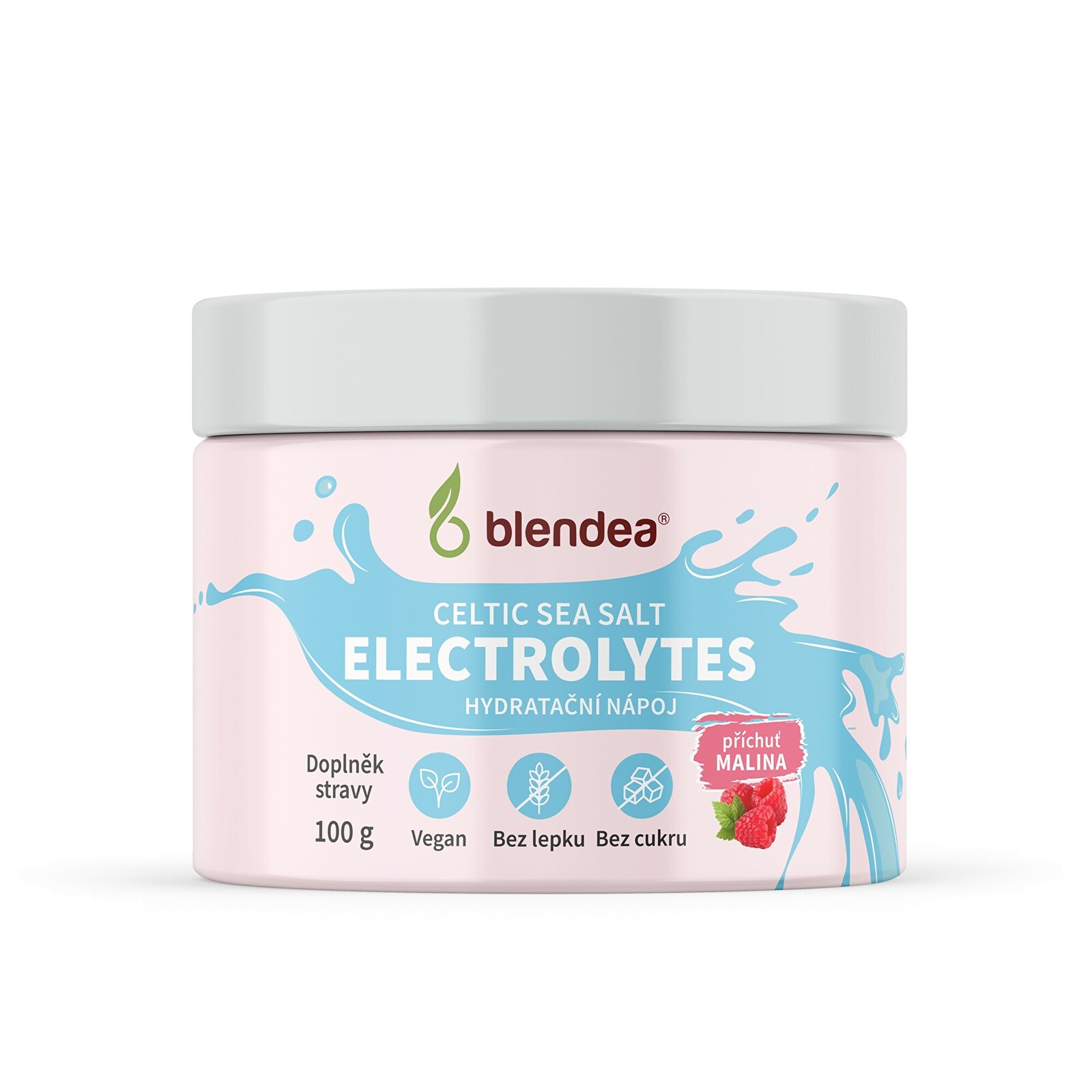 Blendea Elektrolyty hydratačný nápoj s príchuťou Malina 100 g