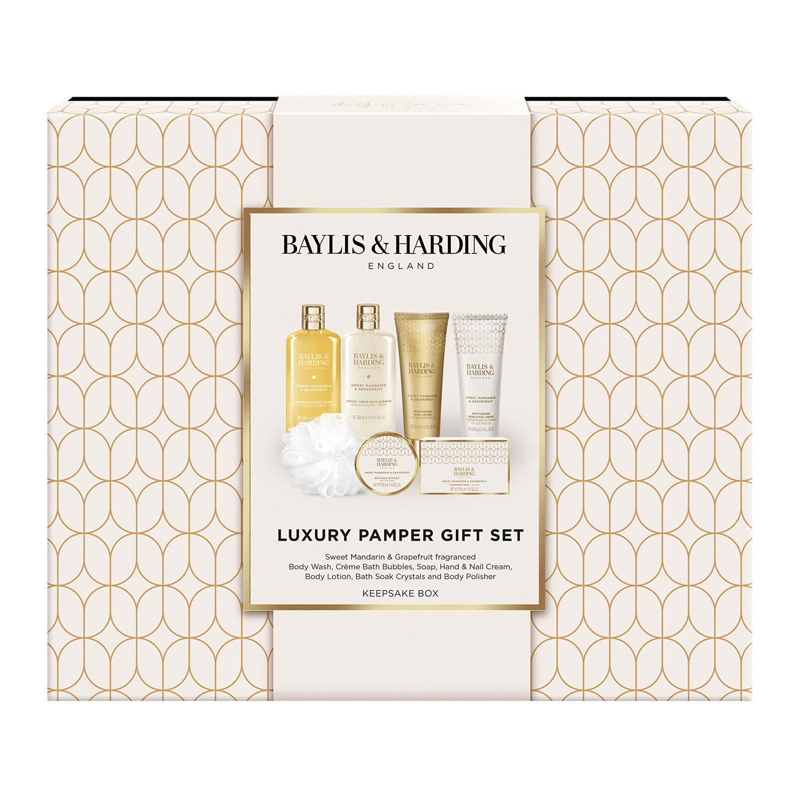 Baylis & Harding Darčeková sada Mandarínka & Grapefruit Luxury 7 ks
