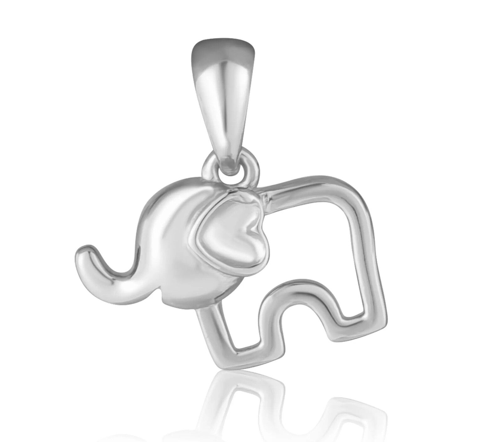 JVD Strieborný prívesok Slon SVLP1412XH20000