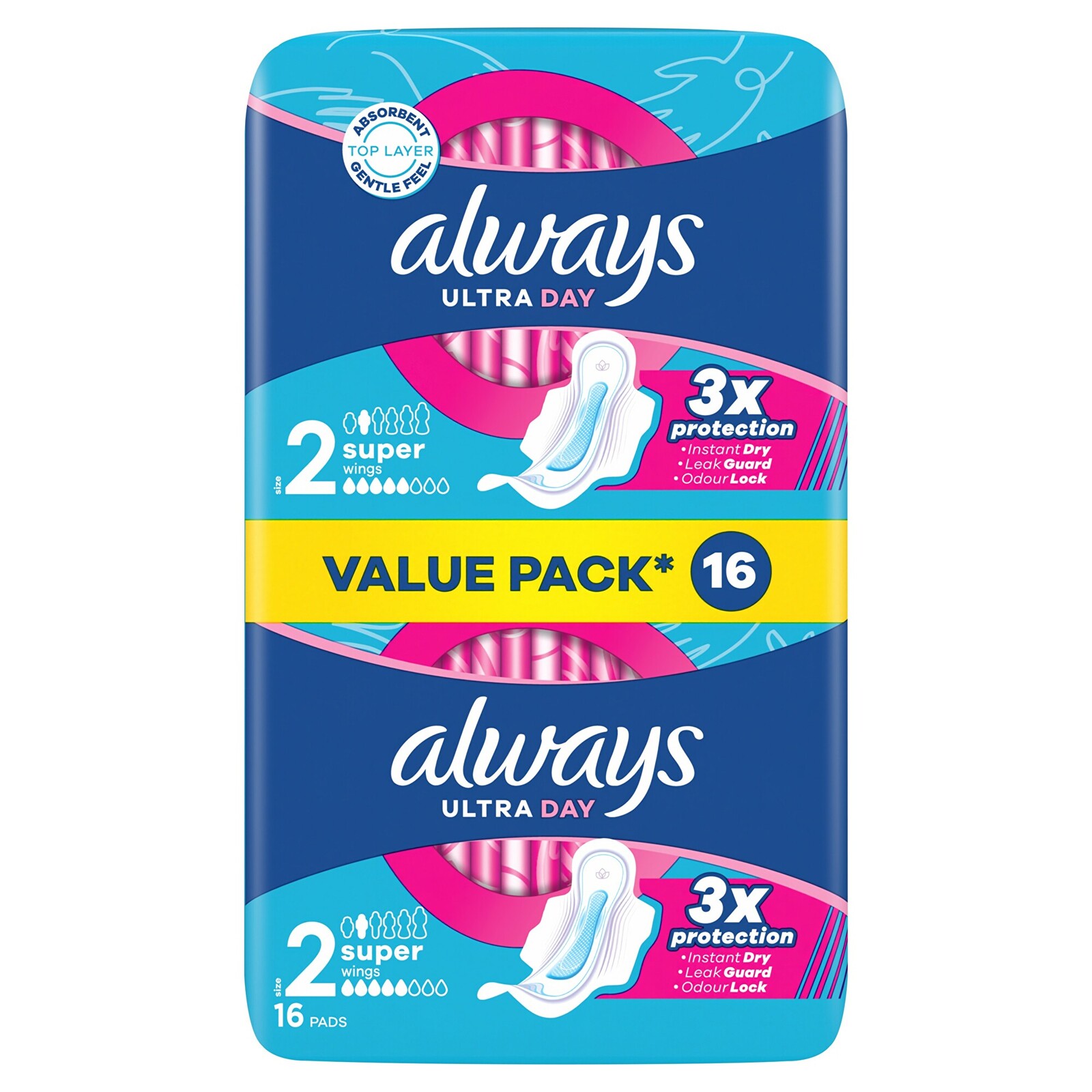 Always Hygienické vložky Ultra Day Super Duo 16 ks