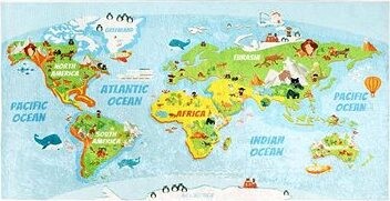 Bellatex koberec fototlač 80 × 150 cm, svetadiely