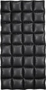 Partydeco Balónová mozaika, záves, matná čierna, 72 × 143 cm