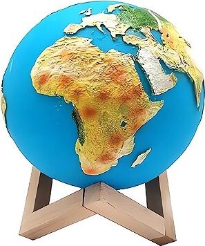 Verk 12366 Nočná 3D lampa globus, LED