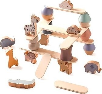 Derrson Drevená balančná hra so zvieratkami