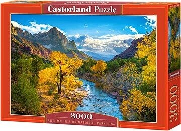 CASTORLAND Puzzle Jeseň v národnom parku Zion, USA 3000 dielikov