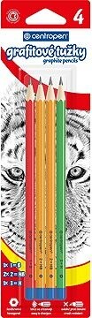 Centropen grafitové ceruzky 9510 4 ks