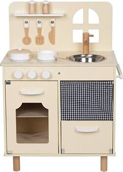 eliNeli Detská drevená kuchynka s okienkom