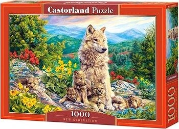CASTORLAND Puzzle Nová vlčia generácia 1000 dielikov
