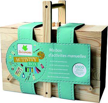 Sycomore Drevený kufrík s materiálom na tvorenie 1000 ks