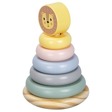 eliNeli Dřevěná skládací věž, pyramida - Lvíček