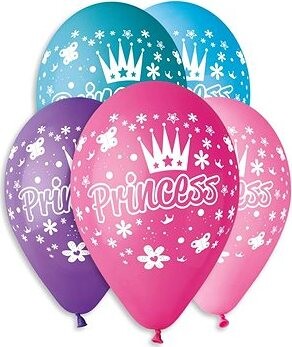 Gemar OB balóniky GS110 Princezné 5 ks
