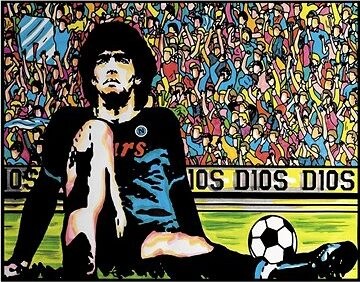 Colorvelvet Zamatový obrázok Futbalista