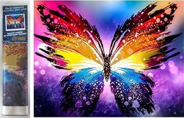Norimpex Farebný motýľ 30 × 40 cm