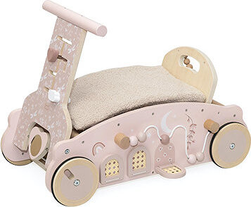 Label Label Hojdačka, chodúľka a vozidlo 3 v 1 Pink