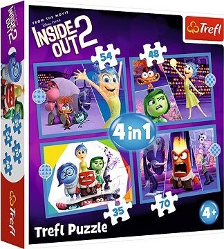 TREFL V hlave 2: Emócie vládnu 4 v 1 (35, 48, 54, 70 dielikov)