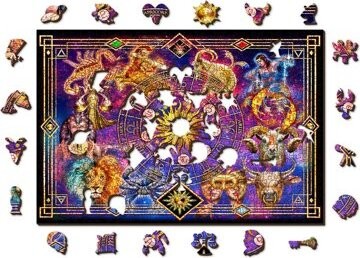 WOODEN CITY drevené puzzle - Zverokruh 505 dielikov