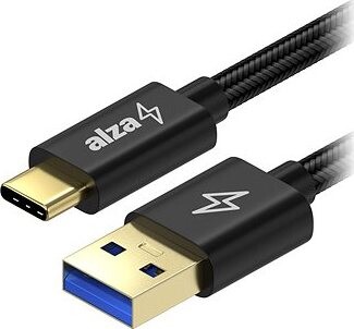 AlzaPower AluCore USB-A to USB-C 3.2 Gen 1 5 Gbps 0,5 m čierny