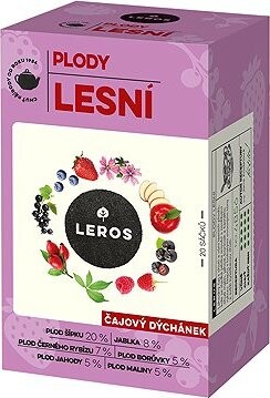 LEROS Čajový večierok, Lesné plody 20× 2,2 g