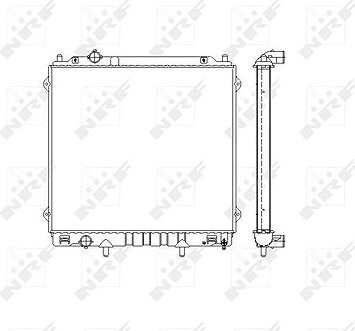 NRF Chladič, chladenie motora 53480