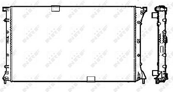 NRF Chladič, chladenie motora 58331